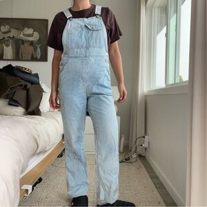 Outerknown Light Blue Denim Overalls